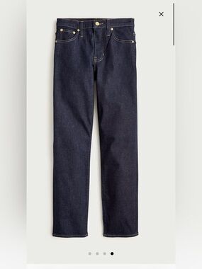 J. Crew 9” Vintage straight jeans dark wash size 27